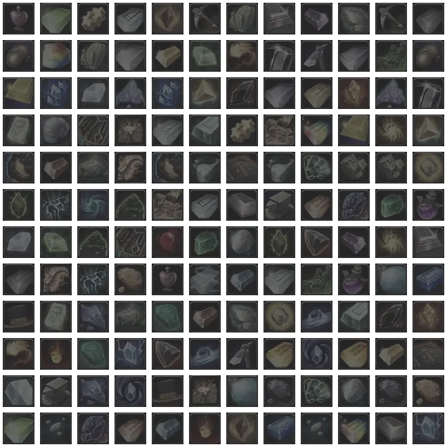 Mining in Midnight: three specialization trees, funded in the order below.