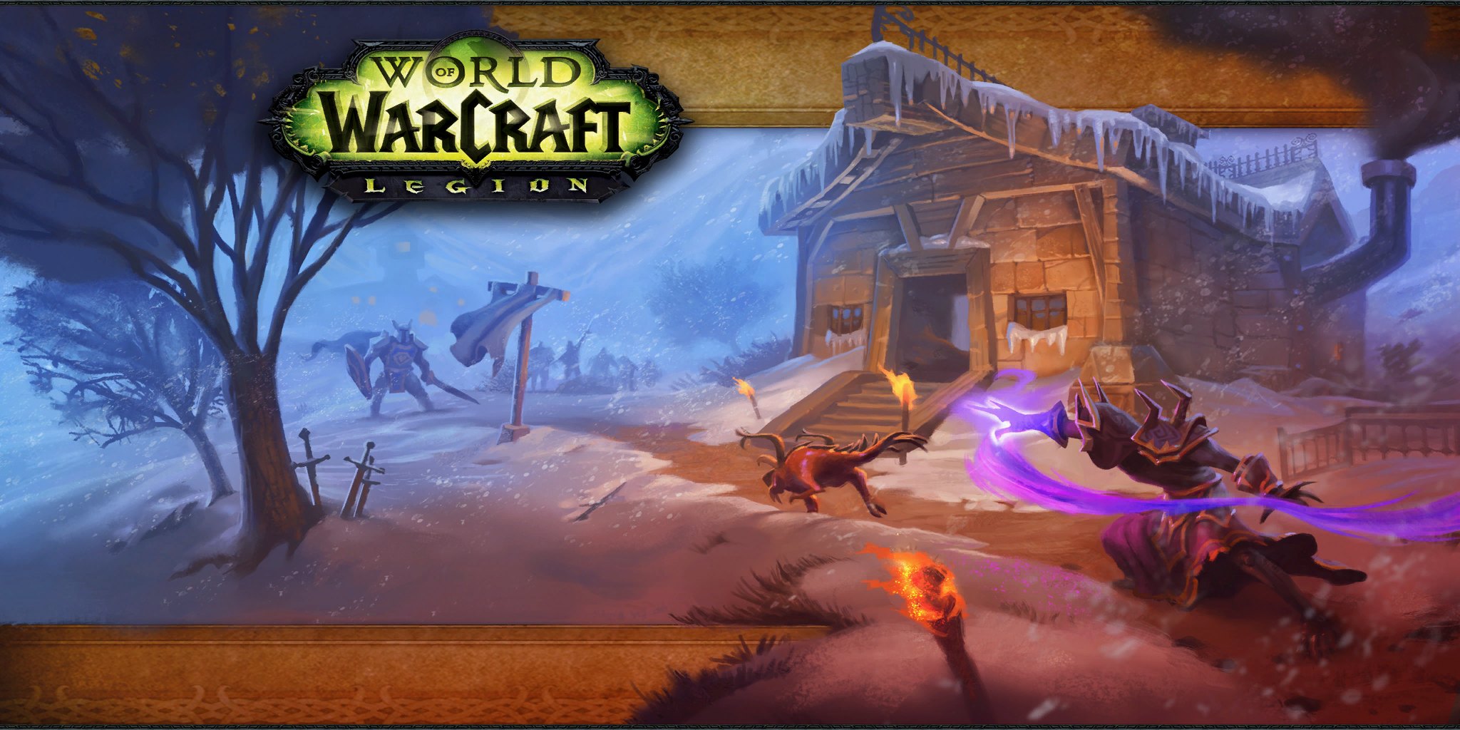 Arathi Basin Winter loading-screen art