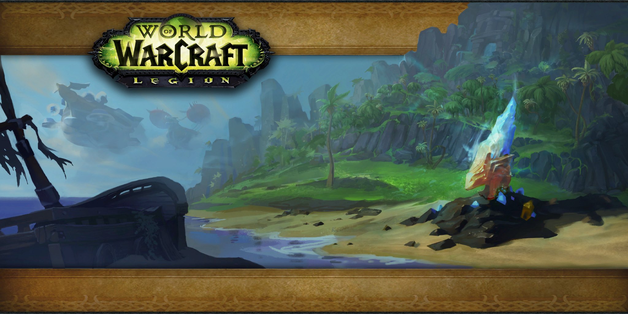 Seething Shore loading-screen art
