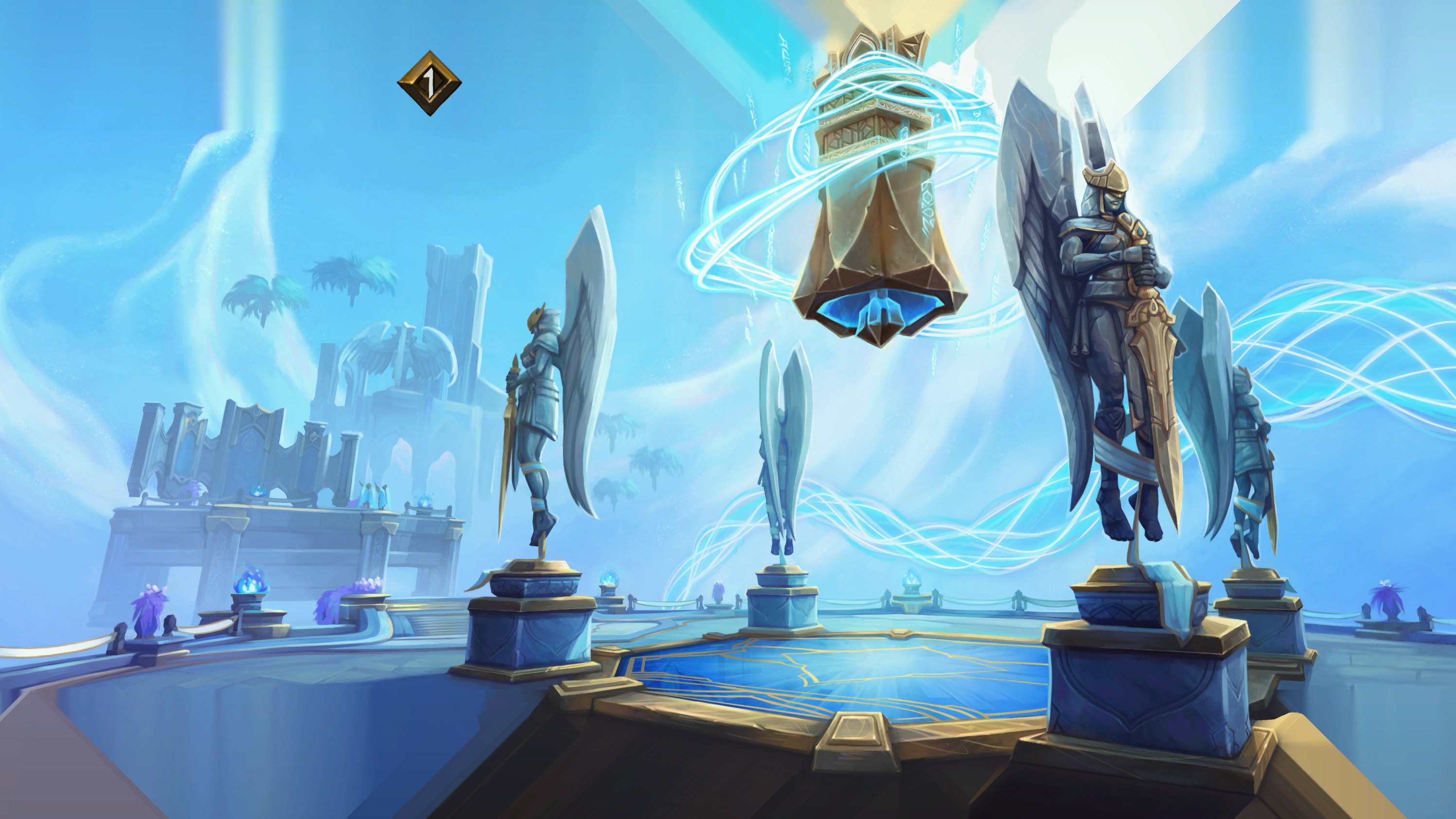 Empyrean Domain loading-screen art