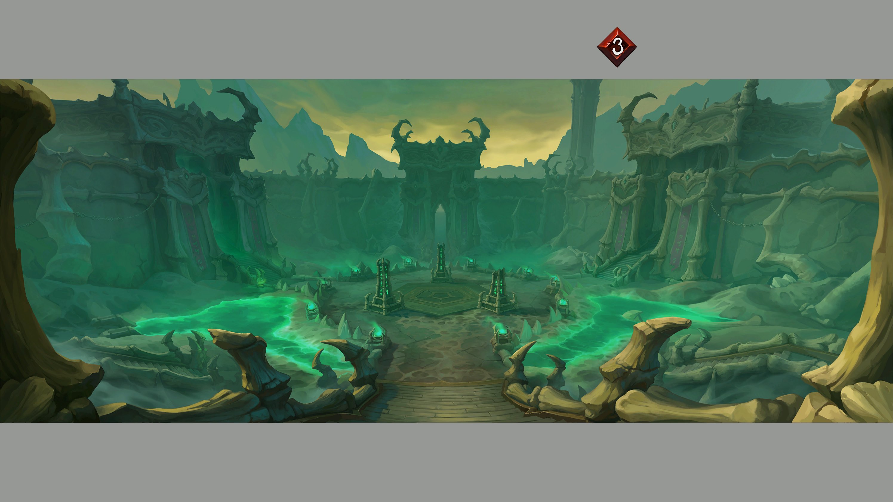 Maldraxxus Coliseum loading-screen art