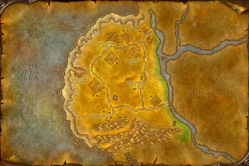 Westfall zone map