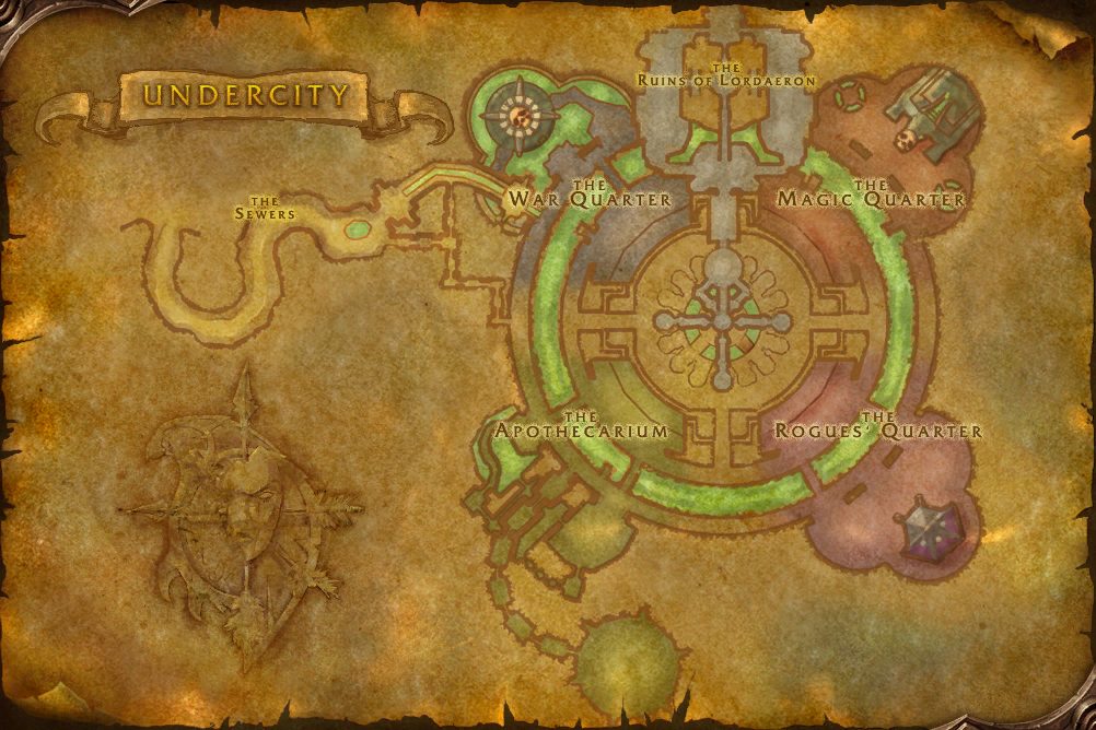 Undercity zone map