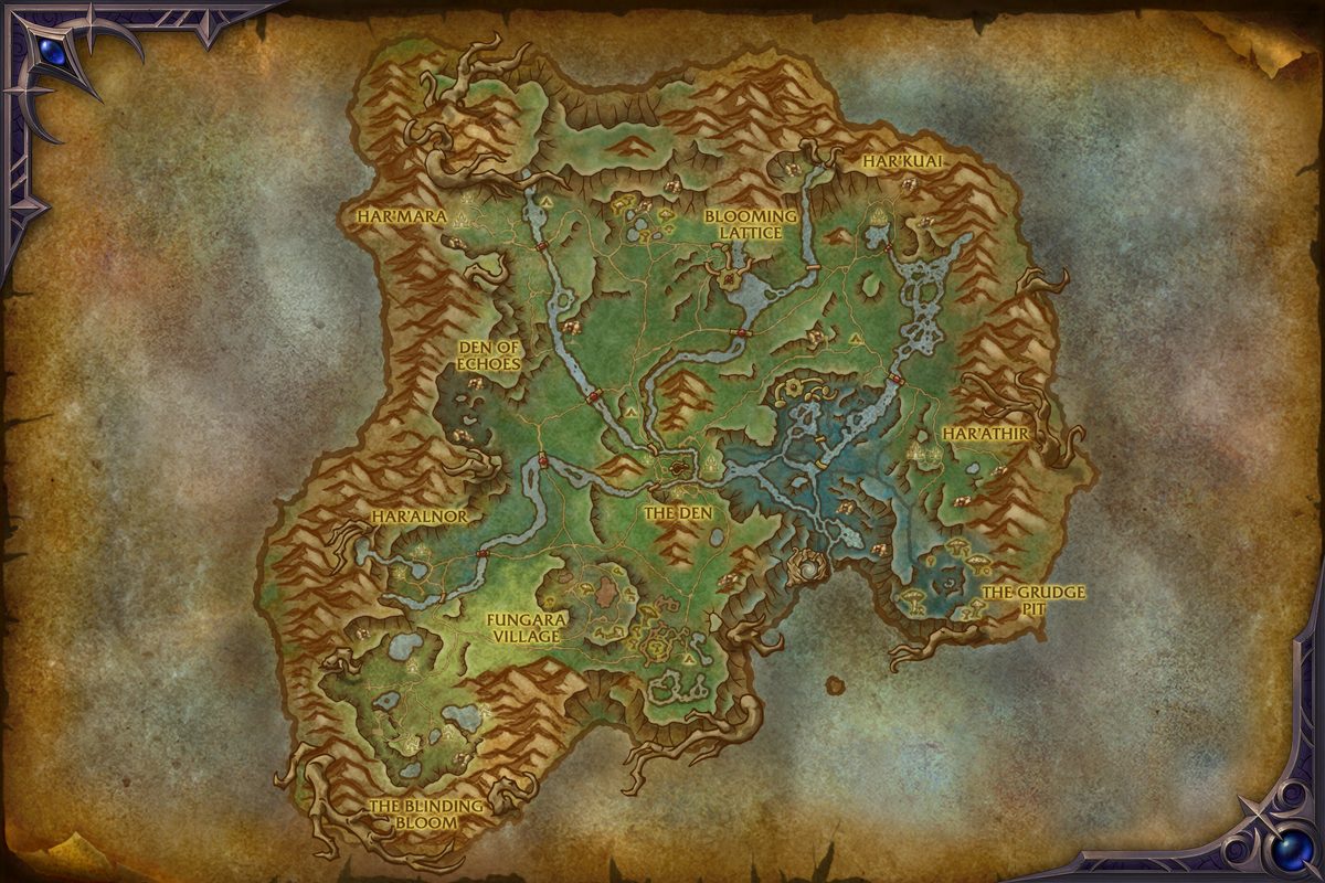 Harandar map